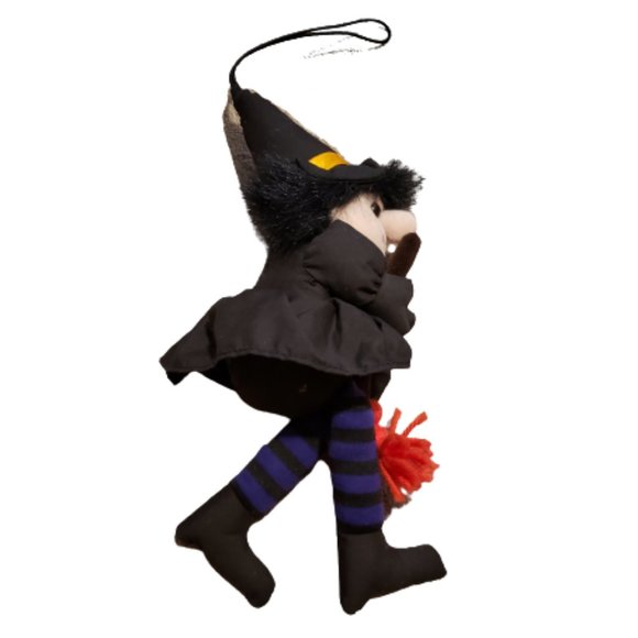 Vintage People Pals Witch Plush Toy Black OS Halloween Retro 90s Stuffed Animal - Picture 3 of 11
